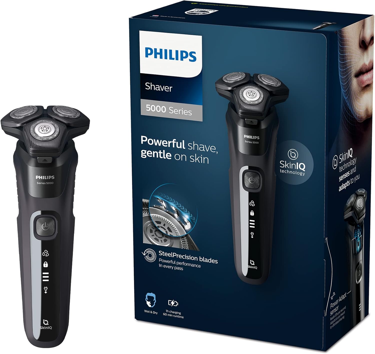 Philips Shaver Series 5000 S5588/20 Men's Wet and Dry Electric Shaver - Image 1