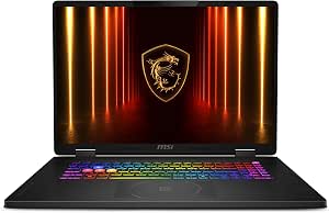 MSI Crosshair A18 HX A8WGKG-007FR: AMD Ryzen 9 8940HX - 32GB DDR5 (2x16GB) - SSD 1TB NVMe PCIe - Nvidia RTX 5070 8GB GDDR7-18' QHD+ (2560 x 1600) 240Hz - Windows 1 1 Family - Image 1