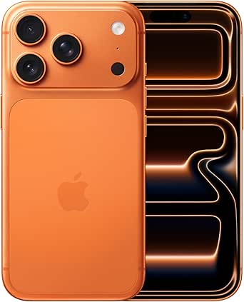 Apple iPhone 17 Pro 256GB: 6.3-inch display with ProMotion up to 120Hz, A19 Pro chip, Prodigious battery life, Pro Fusion camera system with Center Stage front camera; Cosmic Orange - Image 1