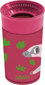 Dr. Brown's 360 Transition Cup without Spout Red 300ml - Image 1