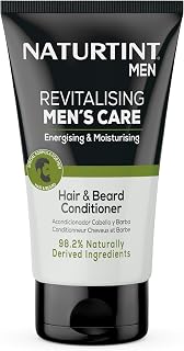 Naturtint | Revitalizing Men's Care | Après-shampooing pour Cheveux et Barbe | Nourrit, Hydrate et Revitalise | Texture Douce et Légère | 98% d'Ingrédients Naturels | Avec Ginseng et Maca | 150 ml - Image 1