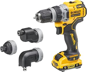 Dewalt - XR 12V 3Ah Li-Ion Brushless Multi Head Drill - DCD703L2T-QW - Image 1