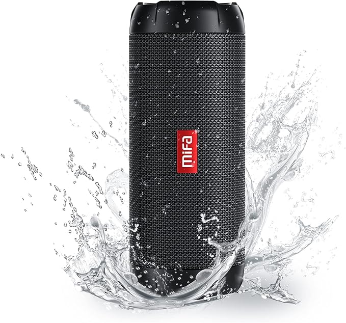 MIFA WildRod Portable Bluetooth Speaker with LED Light, 30W and Deep Bass, Waterproof IP67, 12 Hours Playtime, PartyAdd for Multi-Speaker Pairing, Wireless for Camping - Image 1