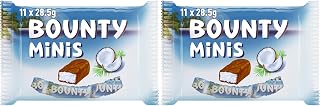 Milk Chocolate and Coconut Bars - 11 Mini Bars Pack of 333g (Pack of 2) - Image 1