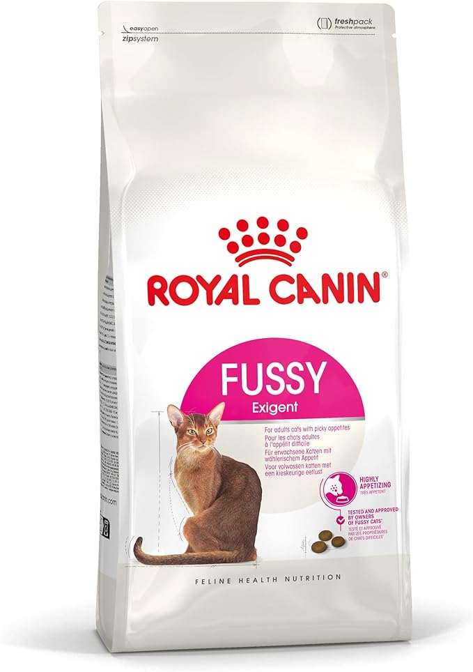 Royal Canin Fussy Exigent | 2 kg | Complete Food for Discerning Adult Cats | Combination of Aromas and Special Shape of Kibble | High in Protein - Image 1