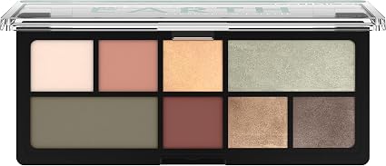 Catrice The Cozy Earth Eyeshadow Palette, Multi-Colour, 8 Colors, Long Lasting, Express Result, Highly Pigmented, Vegan, Microplastic Free, Fragrance Free, Oil Free, 9 g - Image 1
