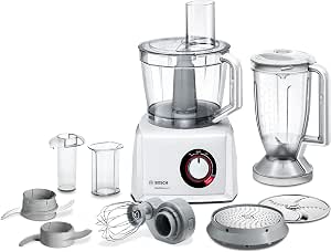 Bosch MultiTalent 8 MC812W501 – Multipurpose Food Processor with Over 50 Functions – 1000 W – Capacity 3.9 L – Colour: White          [Energy Class B] - Image 1