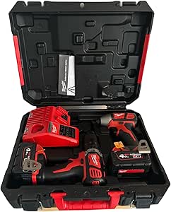 Milwaukee M18 BPP2Q-402C 18V 4.0Ah Li-Ion Cordless Drill and Screwdriver Set (2 Pieces) - Image 1