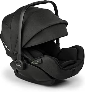 Bugaboo Otter by Nuna i-Size Newborn Reclining Car Seat with Reclining Position, UPF 50+ Hood and Memory Foam Compatible with 360 Base for Babies 0-15 Months Mineral Washed Black - Image 1