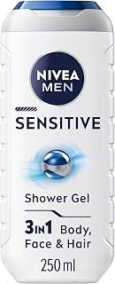 Nivea Men Gel Douche - Sensitive (250ml) - Paquet de 6 - Image 1