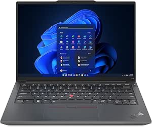 Lenovo ThinkPad E14 Gen 5-14 Inch Intel Core i5-1335U 16GB RAM 512GB SSD Win 11 Pro Intel Iris XE Graphics Card AZERTY French Black 21JK000AFR - Image 1