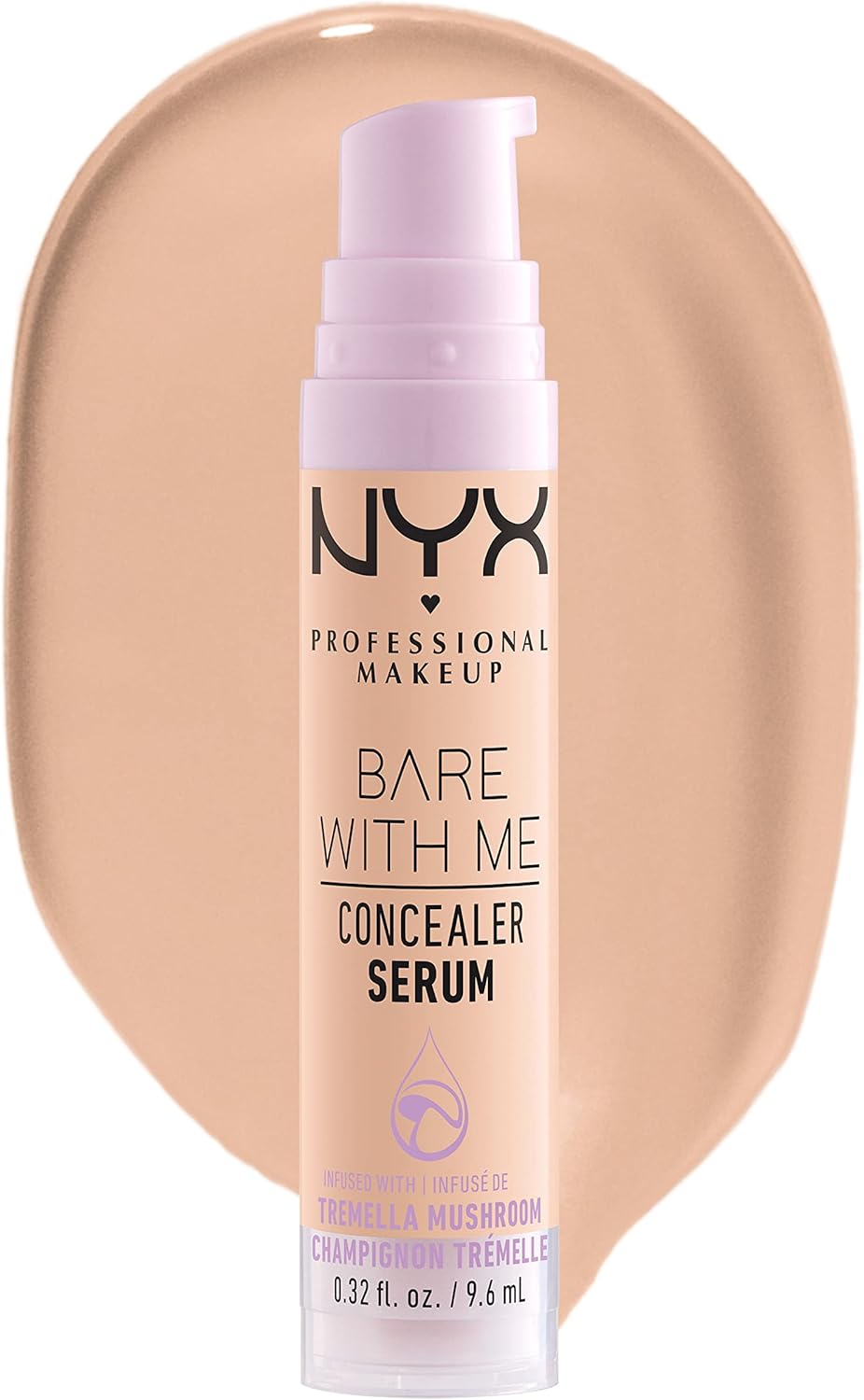 NYX Professional Makeup Anti-Cernes Sérum Correcteur Bare With Me, Fini Naturel, Couvrance Moyenne, Teinte : Vanilla (03) - Image 1