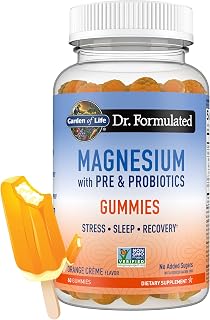 Garden of Life Dr. Formulated Magnesium with Pre & Probiotics Gummies, Orange Creme - 60 gummies - Image 1