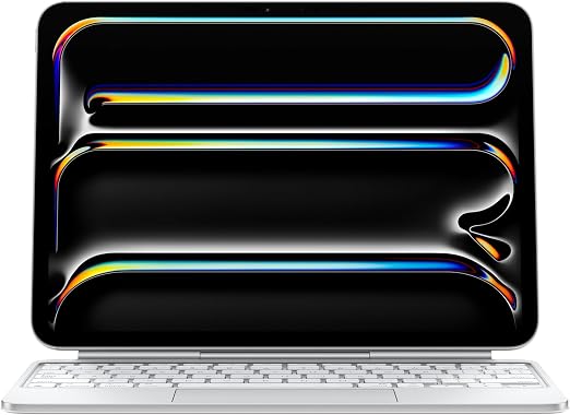 Apple Magic Keyboard for iPad Pro 11-inch (M4) - French - White ​​​​​​​​​​ - Image 1