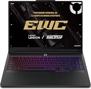 Lenovo Legion Pro 7 16IAX10H – 16 Inch OLED WQXGA 240Hz Gaming Laptop (Intel Ultra 9 275HX, 32GB RAM, 1TB SSD, NVIDIA RTX 5080 16GB, Windows 11) French AZERTY Backlit Keyboard – Black - Image 1