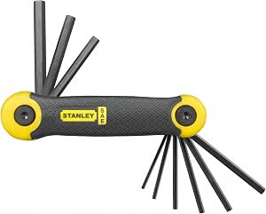 Stanley 269265 Folding Hex Key Set – Imperial (9 Pieces) - Image 1
