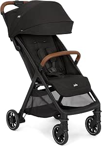 Joie - Pact™ Pro - Lightweight & Compact Stroller - Easy One-Hand Folding - Car Seat Compatible - 5-Point Harness - All-Terrain Suspension - Shale Colour - From Birth - Image 1