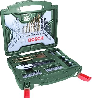 Bosch 50 Pieces X-Line Titanium Drill and Screwdriver Set (for Wood, Stone and Metal, Drill Accessories) - Image 1