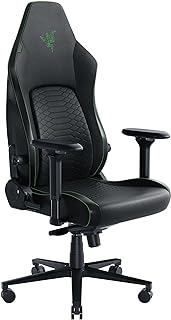 Razer Iskur V2 - Chaise de Jeu avec Support Lombaire adaptatif (Cuir synthétique de qualité EPU, Coussins en Mousse Haute densité, accoudoirs 4D, Courbe Lombaire entièrement réglable) Vert - Image 1