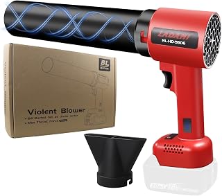 Cordless Leaf Blower, 4 Speed Air Blower, Compatible with 18V Makita, Einhell and Bosch Batteries, Electric Blower for Garden, Leaves, Dust and Snow - Image 1