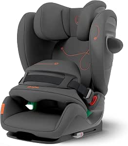 CYBEX Gold Pallas G i-Size Car Seat, 76 – 150 cm, 15 Months to 12 Years Approx. (9 to 50 kg approx), Lava Grey - Image 1