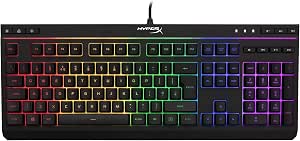 HyperX Alloy Core RGB USB QWERTY Keyboard UK English Black – Keyboards (Standard, USB, Membrane Keyboard, QWERTY, RGB LED, Black) - Image 1