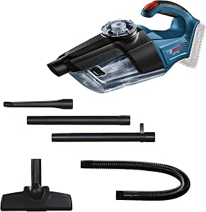 Bosch Professional 18V System handheld vacuum cleaner GAS 18V-1 (with suction tube, straight crevice, carpet nozzle, container volume 1 L) - Image 1
