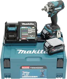 MAKITA TW004GD201 Impact Nutrunner 40V XGT 1/2 Inch 350 Nm (2x2.5 Ah) in Makpac - Image 1