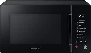 Samsung MG23T5018AK Microwave Oven, 23L, 1100W, Automatic Cooking and Home Dessert, Glass Design, Black          [Energy Class F] - Image 1