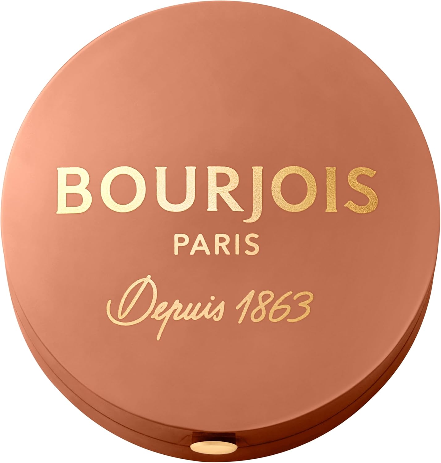 BOURJOIS - Boîte Ronde Blush 85 Sienne - Piceau & Miroir Intégré - Technologie Fard Cuit - Texture Fine & Légère - Facile À Estomper - Parfum Gourmand - Image 1