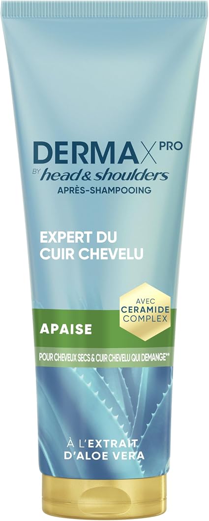 DermaXPro by Head & Shoulders Soothes Light Conditioner 220 ml Aloe Vera Extract and Ceramic Complex, Moisturizes Hair and Soothes Dry, Itchy Scalp, Anti-Dandruff - Image 1
