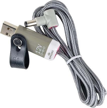 myVolts Ripcord 12V USB Power Cable Compatible with Philips Hue Go 2 Smart Light - Image 1
