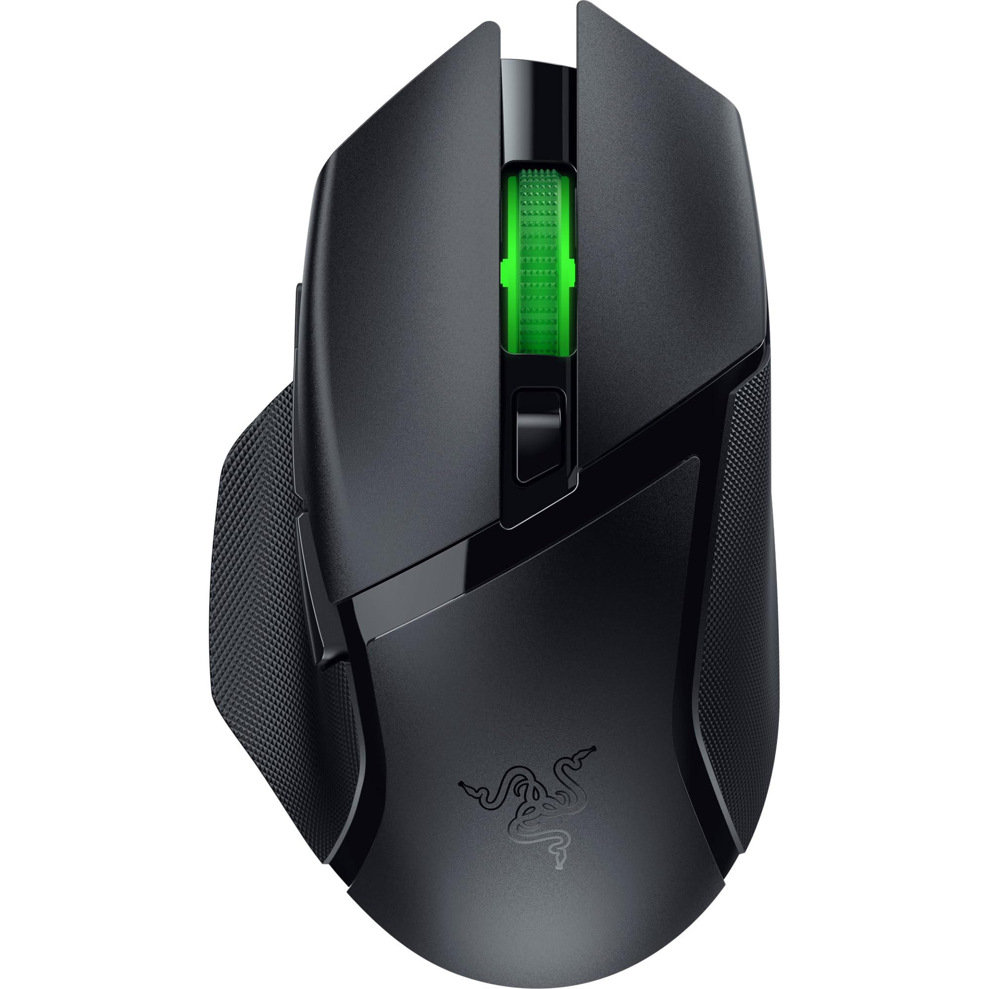 Razer Basilisk V3 X Hyperspeed Wireless Gaming Mouse (Ergonomic Iconic Shape with 9 Programmable Buttons, HyperSpeed Wireless, 5G Advanced Optical Sensor, 18K) Black - Image 1