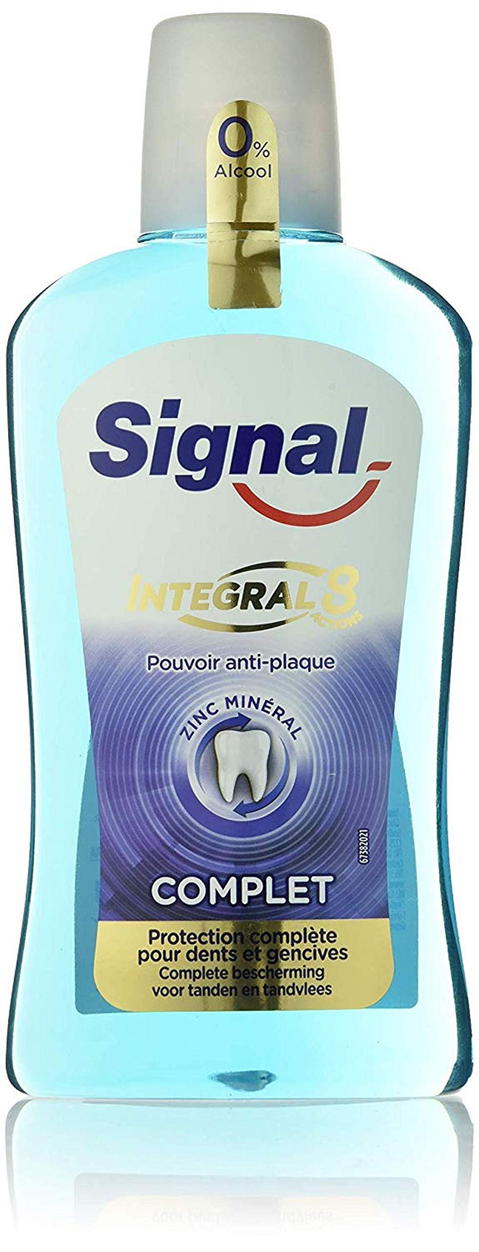 Signal Integral 8 Antibacterial Mouthwash Anti-Plaque, 500 ml - Image 1