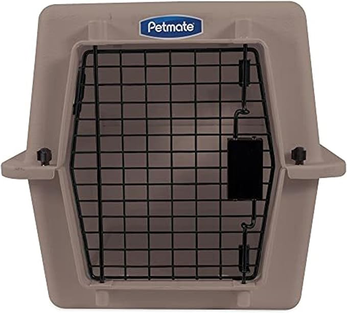 Petmate – Ultra Vari Kennel Fashion 21" – Recycled Plastic Transport Box – Kennel or Secure Transport Solution – for Dogs up to 7 kg – Dimension 53.3 x 40.5 x 38 cm - Image 1