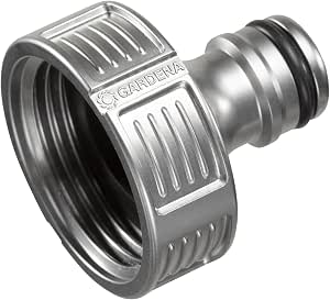 Gardena Premium Tap Connector 33.3 mm (G 1 Inch) - Tap Adapter, Frost-resistant, Packaged (18242-20) - Image 1