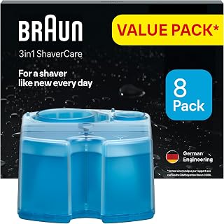 3in1 ShaverCare Original 3-in-1 Refills for SmartCare Station, Cleans 10x Better Than Water, Formula With Fresh Lemon Scent, For Hygienic Razor Cleaning, Pack of 8 - Image 1