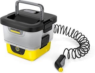 Mobile Kärcher OC 4 outdoor cleaner, flow rate: 2 l/min, weight: 3.1 kg, water tank: 8 l, lithium-ion battery, spiral hose, device filter, removable water tank, low pressure soft - Image 1