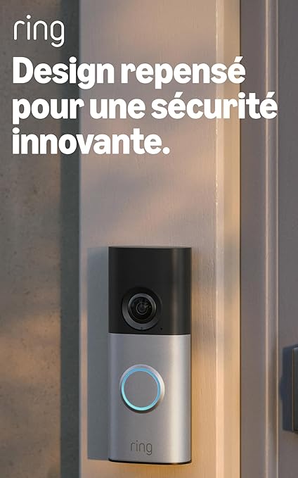 Ring Wired Video Doorbell Plus (newest gen) | Video Doorbell Camera | Retinal 2K | Wide Field of View | Radar Detection | 30-day free trial of Ring Subscription Plan - Image 1