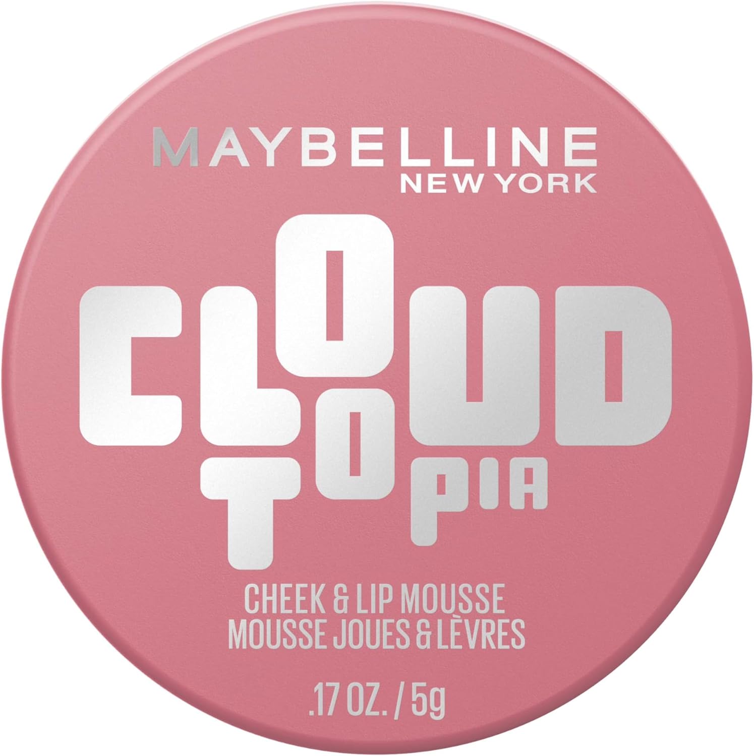 Maybelline New York - Blush en Mousse Multi-Usage - Joues & Lèvres - Fini Mat Flouté - Texture légère - Tenue Jusqu'à 14h - Résiste au Transfert - Cloudtopia - Teinte : 08 Enchanted Mauve - Image 1