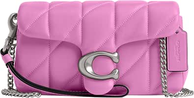 Coach Quilted Leather Cushion with Strap Tabby Fuchsia - Image 1