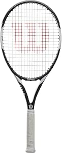 WILSON Federer Team 105 Unisex Tennis Racket for Beginners to Intermediate Players, Size L2, White/Black, WRT30730U2 - Image 1