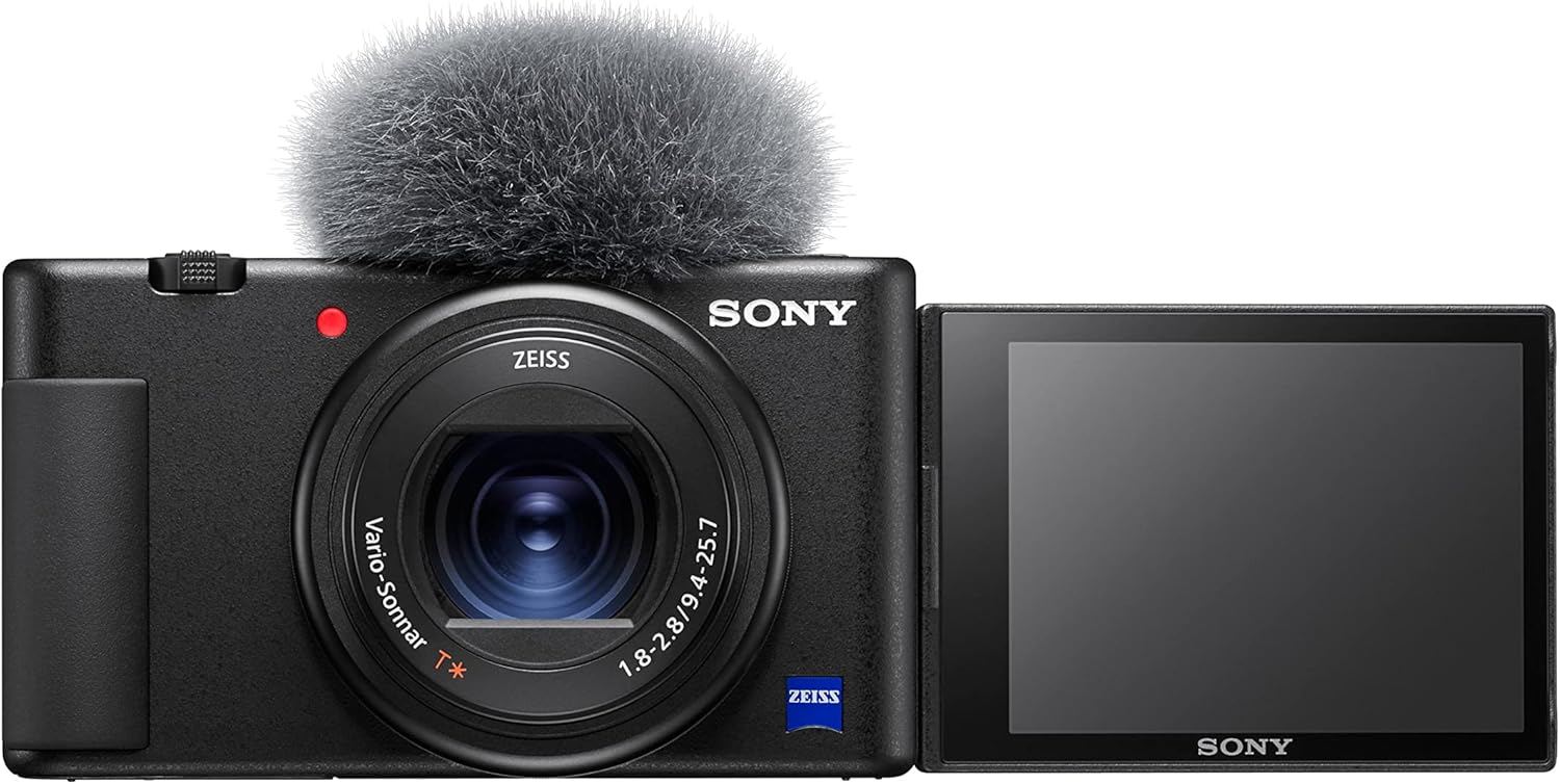 Sony ZV-1 | Appareil Vlog Sony (Capteur CMOS RS 1.0, AF avec Suivi en Temps réel sur l'œil (Photo & vidéo),écran orientable, vidéo 4K HDR, Micro directionnel 3 Capsules intégré)-Noir - Image 1