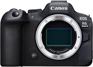 Canon EOS R6 Mark II 24.2MP 40fps 4K 60p Video Dual Pixel CMOS Auto Focus II Camera - Black - Image 1