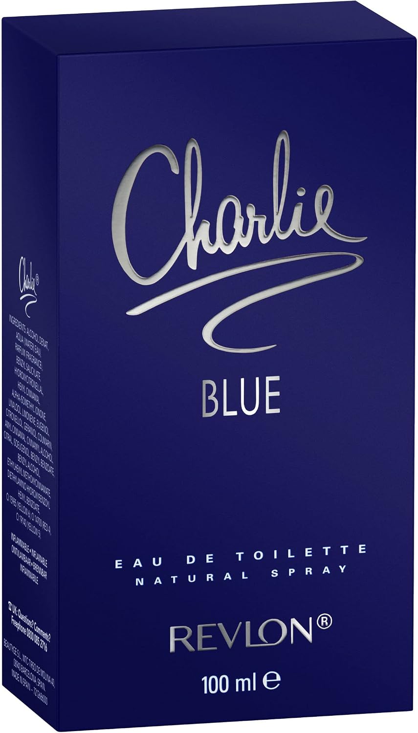 Revlon - Charlie Bleu - Eau de Toilette Femme - Spray Vaporisateur - Parfum à la Senteur Florale, Ambrée, Chaude, Orientale - Fragrance Musquée - Spray Contenance 100ml - Image 1