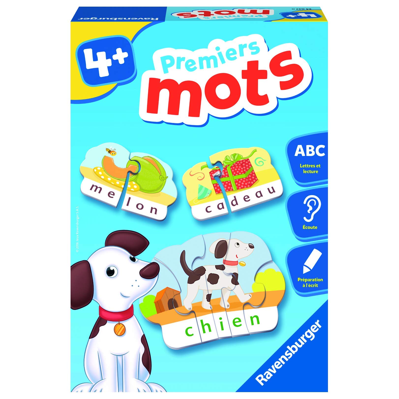 Ravensburger - Educational Game - First Words - Preparation for Reading - Playful learning of letters and syllables - From 4 years - 24047 - Image 1