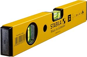 STABILA Spirit level Type 70, 30 cm, light aluminium profile, 1 horizontal flask, 1 vertical flask, Made in Germany - Image 1