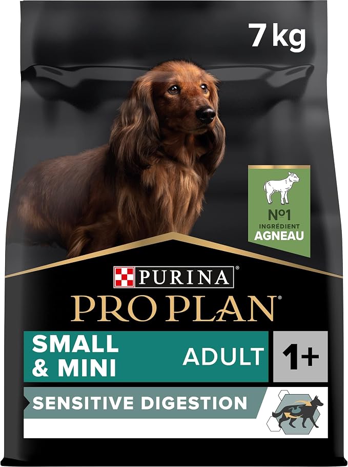 PURINA PRO PLAN | Sensitive Digestion | Complete Dry Food for Small Adult Dogs | Promotes a Healthy Digestive System | Rich in Lamb | Dry Food | 7kg Bag - Image 1