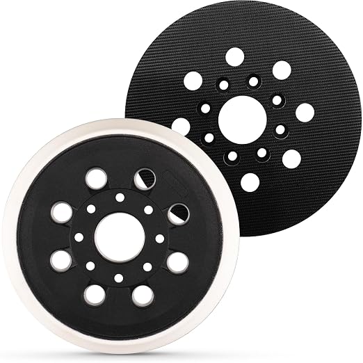 STEBRUAM 2 x Professional Sanding Discs 125mm for Bosch GEX 125-1 AE, 8 Holes Hook and Loop - Image 1