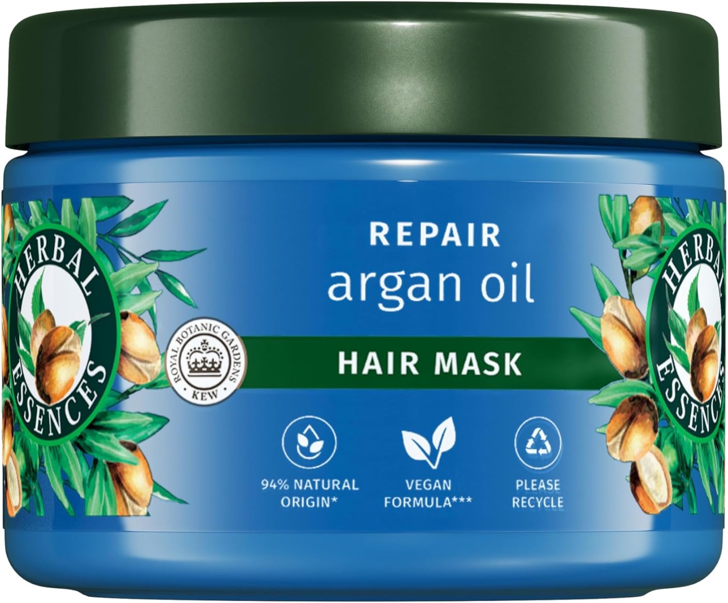 Herbal Essences Réparation Masque Huile d'Argan 500ml Cheveux Abîmés, Ingrédients d'Origine Naturelle, Sans Silicone - Image 1